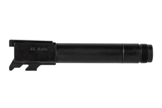 H&K USPC 45 threaded barrel features polygonal rifling